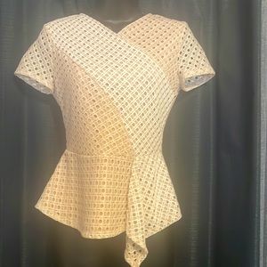 Bcbgmaxazria cute polyester underneath and lace design on top